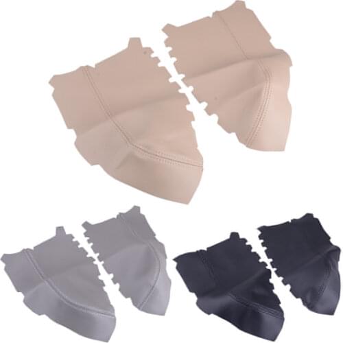 DWCX Synthetic Leather Car Front Door Armrest Panel Cover Fit for Honda Pilot 2009 2010 2011 2012 2013 2014 2015