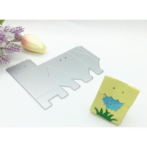 Julyarts 2019 New Box Bag Dies Metal Cutting Die Flower For DIY Scrapbooking Fustelle Die Paper Card Making Craft Die Cut Stitch