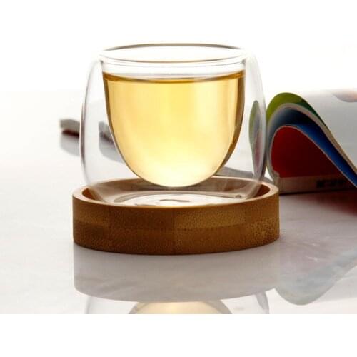 New Heat-resistant Double Wall Glass Cup Beer Espresso Coffee Cup Set Handmade Beer Mug Tea Glass Whiskey Glass Cups Drinkware