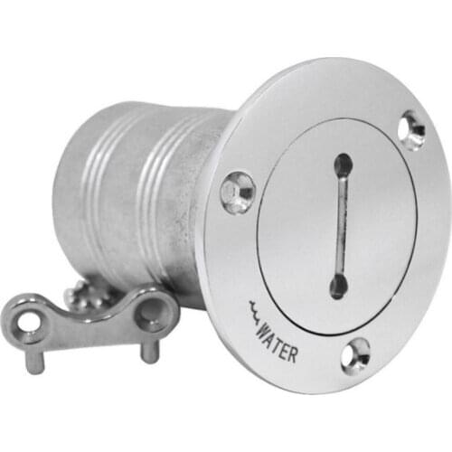 50mm 2" Boat Hardware Fuel Diesel Gas Waste Deck Filler 316 Marine Grade Stainless Steel Key Cap Boat Accessories Socket Yacht