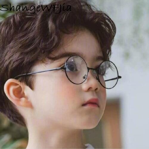 2019NEW Round Children Glasses Frame Baby Boys Girls Eyeglasses Frame Vintage Kids Clear Lens Optical Spectacle 2-9 old