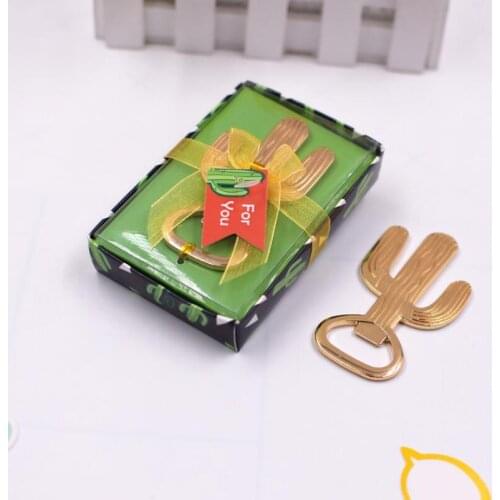 Cactus beer bottle opener New plant alloy opener Advertising promotional home wedding return gifts LX4770