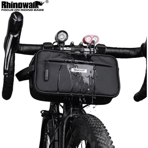 Rhinowalk Bike Frame Bag Multifunctional Waterproof Bicycle Bags Handlebar Bag Portable Shoulder Bag Bicycle Beam Package