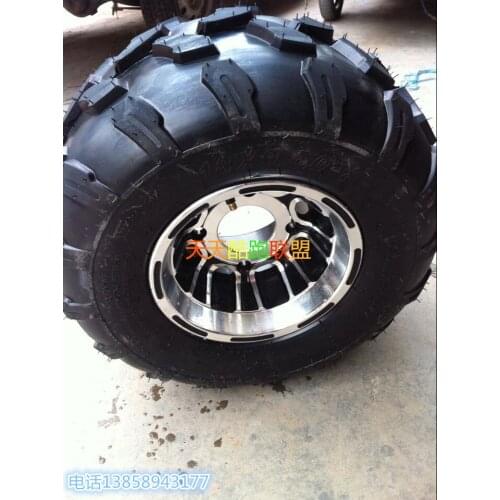 19X7-8 WHEEL 18x9.50-8 wheel for ATV car vacuum tire front 19-7-8 rear 18-9.50-8 iron hub aluminum alloy hub atv tire