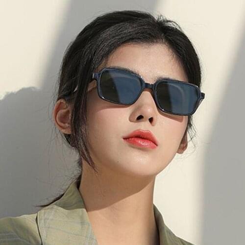 New retro square small frame sunglasses unisex street shooting driving UV400 sunglasses trend fashion sunglasses women glasses