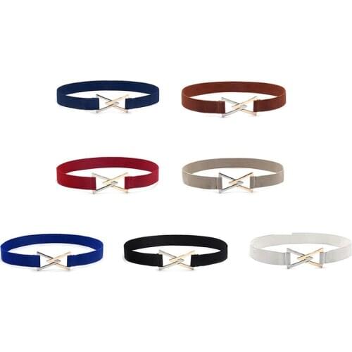 Triangle Women Dress Sweater Suit Waist Simple Belt Versatile Fashion Girdle Ladies Decorative Elastic Band Dress