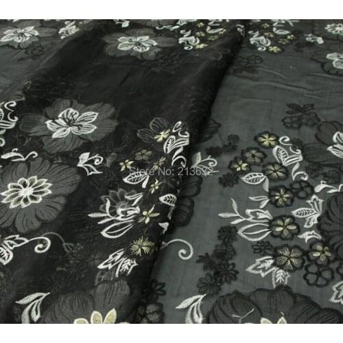 Tulle POp43-47 textile new high-grade quality Eugen yarn color computer embroidery fabric garments lace fabric sewing yarn lace