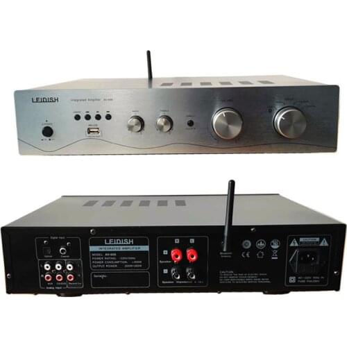 200W+200W hifi power amplifier fever grade wireless Bluetooth 2.0 stereo power amplifier, frequency response: 20hz+20khz