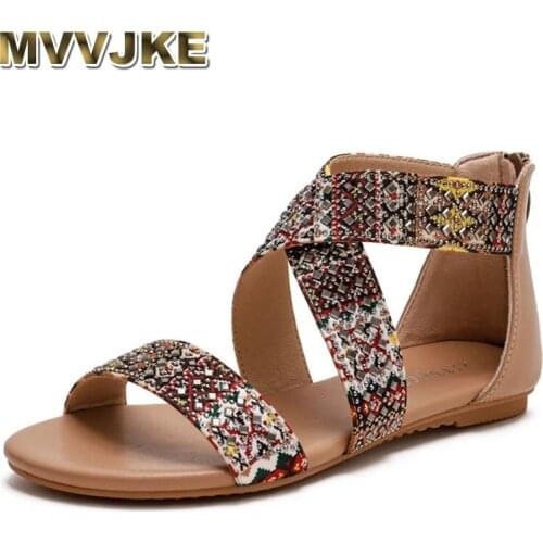 MVVJKEBeach Sandal Woman Luxury Clear Heels Suit Female Beige Low-Heeled Shoes With Strap Large Size Black Flat Comfort Low-heel