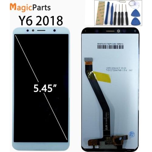 Huawei Y6 2018 LCD Display Touch Screen Digitizer For Huawei Y6 Prime 2018 LCD ATU L11 L21 L22 LX1 LX3 L31 L42 Screen With Frame