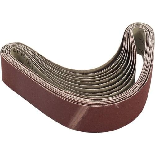 10Pcs Sanding Belts For Grinding Polishing Mixed 60/ 120/ 150/ 240 Grit 50 X 686 Mm