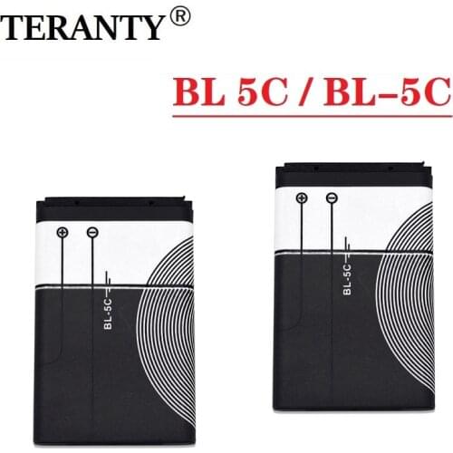2/5Pcs BL5C BL-5C 3.7V 800mAh Lithium Li-ion Battery For Nokia 6267 6270 6330 6555 6600 6620 6630 1100 1101 1110 1112 1208 1600