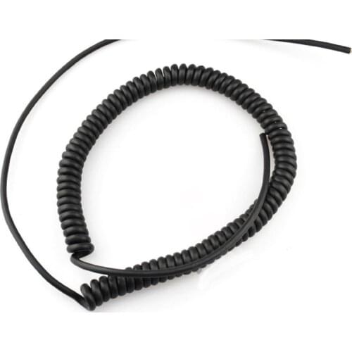 2pcs CNC MPG Handwheel Electronic Handwheel Spring Wire Cable 19 Core Black 3M