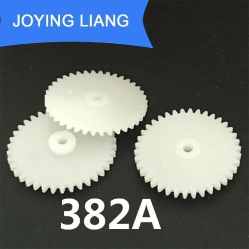 382A 0.5M 20MM Gear Modulus 0.5 38 Teeth Plastic Gear Toy Accessories 10pcs/lot