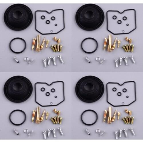 4 Sets Carburetor Repair Rebuild Kit Vacuum Diaphragm Kits Fit for Suzuki GSF600S Bandit 1996 1997 1998 1999 2000 2001 2002 2003