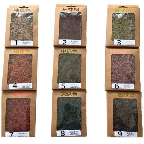 5pcs/lot Flower Model Flower Cluster Toys Simulation Grass Train For Sand Table Layout Making Diy Landscape Diorama