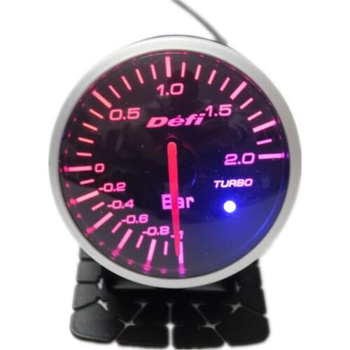 62mm 2.5" 2 Color SPSLD Racing Modified Speed Water Temperature Oil Pressure Oil Temperature Vacuum Turbo Pressure Gauge
