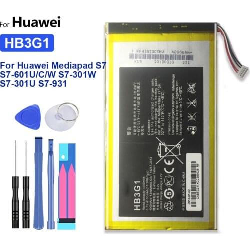 HB3G1 Battery For Huawei MediaPad Media Pad 7 Lite/7lite s7-301u 301w 302 303 Tablet PC HB3G1H Bateria Batterij Accumulato