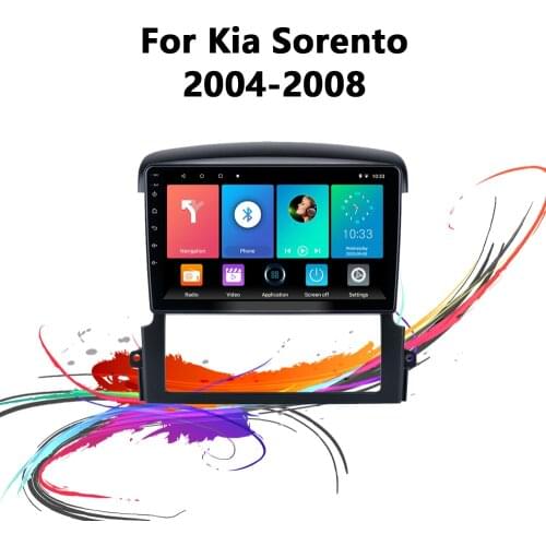 Eastereggs For Kia Sorento 2004-2008 Car 9" 2.5D Android 8.1 Car multimedia GPS Player Radio Stereo Head Unit Navigation