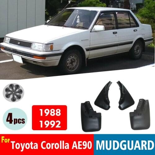 FOR Toyota Carola AE90 E90 1988-1992 Sedan Mudguards Fender Mud Flap Guards Splash Mudflaps Guard Car Accessories Auto Styline