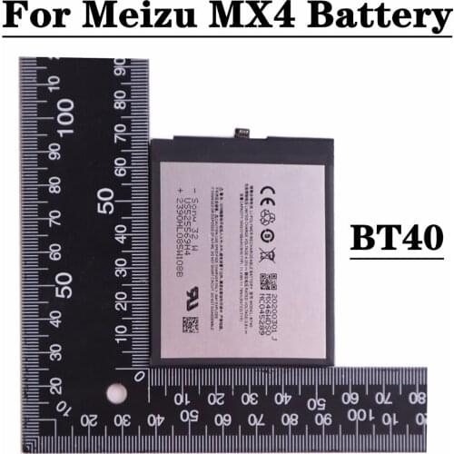 BT40 Battery For Meizu MX4 M460 M461 3100mAh Mobile Phone Battery Smartphone Replacement Batteries