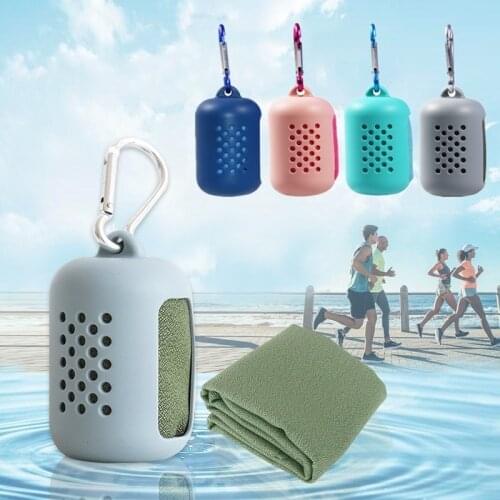 1PCs Quick Drying Towel Silica Gel Microfiber Ice Pack Traveling Outdoor Portable Gym Cold Sensation Sports Swimming Towels