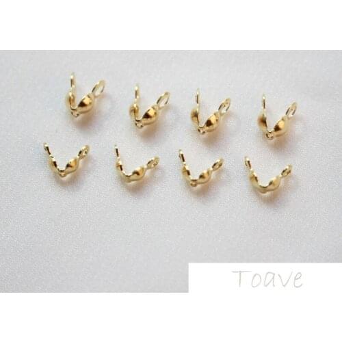 Color protection 18K gold bag big hole wire wrap chain wrap closure buckle DIY bracelet necklace accessories 10 prices