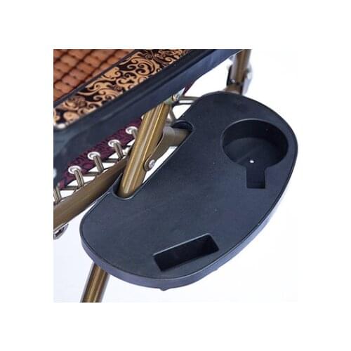 Clip-on Cup Holder for Folding Reclining/Zero Gravity Chair, with Snack Tray and Mobile Phones Slot