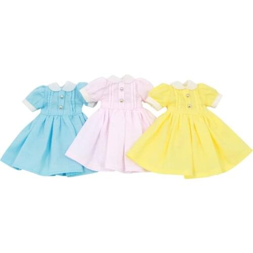 Forturn days middie blyth doll pink blue yellow dress outfit clothes cute 1/8 gift toy