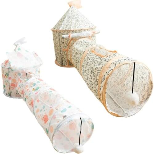 Cat Bed Play Tunnel Mat Pets Cats Dogs Rabbits And Pet Home Foldable Soft Tunnel Pet Sleeping Bed