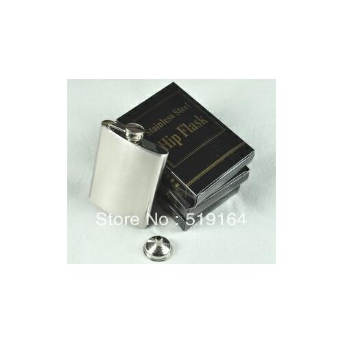 Hot selling Portable 7OZ Liquor Stainless Steel Hip Flask Wine Pot Flagon with Funnel