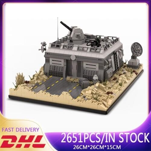 Hot 2651PCS Star Series Wars MOC-50143 Base (Outpost) On Tatooine Building Blocks Kids DIY Educational Toys Children Gift