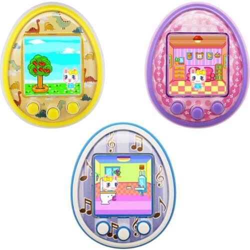 Mini Electronic Pets Toys 8 Pets in 1 Virtual Cyber USB Charging Micro Chat Pet Toy for Kids Adults Gift