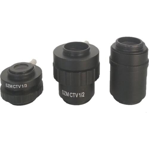 0.3X 0.5X 1X Type C Mounting Adapter to Reduce Lens Focal Length Trinocular Stereoscope CCD Industry HDMI USB Camera Microscope