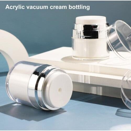 15ml/30ml/50ml Cream Bottle Portable Leak-proof Empty Airless Moisturizer Face Cream Dispenser for Travel Dropshipping 2021