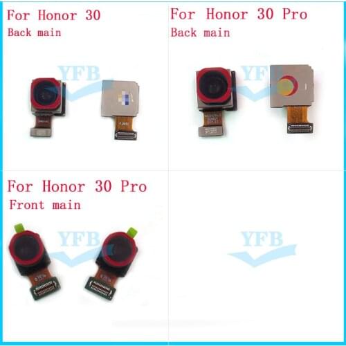 For Huawei Honor 30 Pro 6X 7X 8X Rear Back Camera Front Camera Module Big Small Camera Flex Cable Replacement parts
