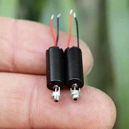 1pcs Micro Mini Black 612 Coreless Motor DC 12V 45000RPM High-speed NdFeB Strong Magnet RC Drone Quadcopter Model 6mm*12mm