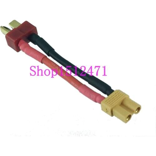 1pcs XT30 XT-30 Female to T-Plug Deans Male 16AWG 5CM Wire fr Turnigy Lipo NiMH