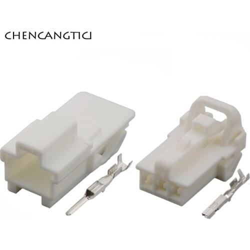 5/10/20/50 Sets 3 Pin 1.5 mm Female Male Auto Connector Wiring Harness Cable Unsealed Plug 7122-7830 7123-7830