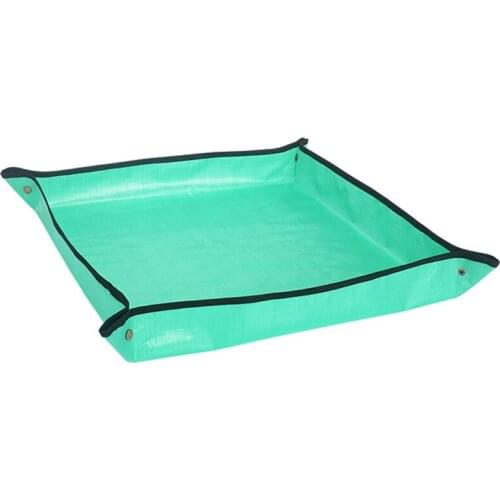 68/100cm Plant Repotting Square Mat Waterproof Thicken PE Indoor Transplanting Dirty Catcher Bonsai Succulent Potting Tarp