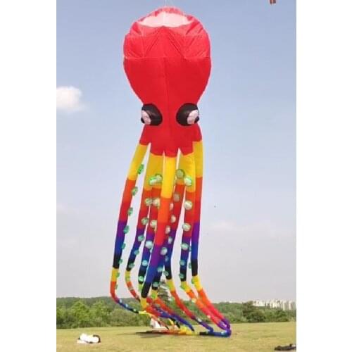 Acrobatics show kites Octopus soft kite kite giant outdoor toys ripstop nylon fabric flying kite Camping kites for adults large