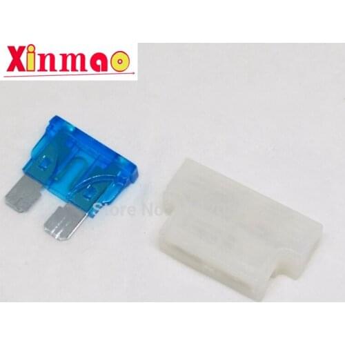 5sets Auto Standard Middle Fuse Holder + Car Boat Truck ATC ATO Blade Fuse 3A 5A 10A 15A 20A 25A 30A 35A 40A AMP Auto Fuse Hot