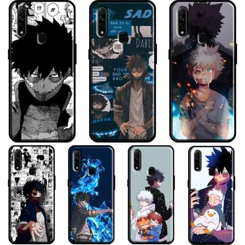 My Hero Academia Dabi BNHA Anime Case For OPPO A53 A31 2020 A5 A9 A15 A52 A72 A92 A1K A83 A91 A5S Find X3 Pro Reno 2Z Cover