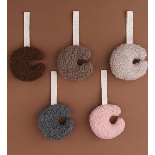 Baby Pacifier Chain Pendant Soft Cotton Plush Moon Soother Dummy Nipple Holder Newborn Infants Teething Nursing Toys Shower Gift