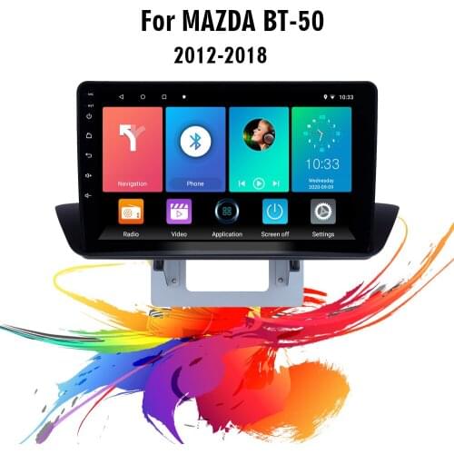 Easteregs 2 DIN Android car multimedia player WIFI gps navigation stereo For Mazda BT-50 2012-2018 Head Unit With Frame