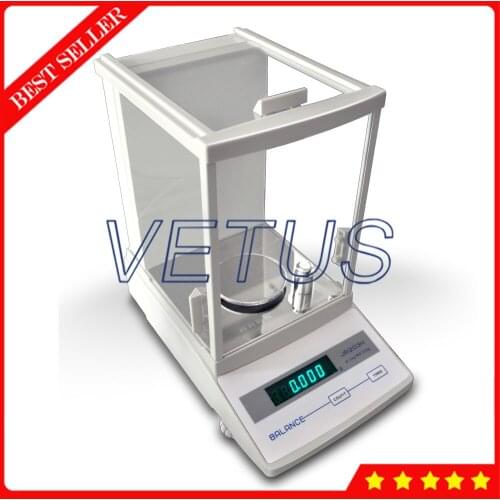 300g/1mg JA303 High Precision Electronic Magnet Sensor Cast Aluminium Electronic Weighing Balance With Sliding Glass Windscreen