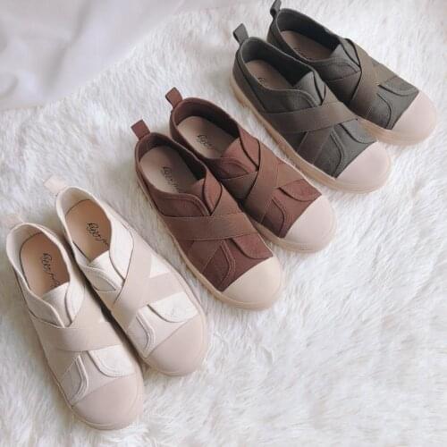 2021 Celebrity Cross elastic band canvas shoes women sneakers espadrilles thicken soled loafers round toe slip on flats woman