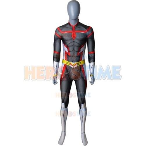 3D Print All Might V3 My Hero Cosplay Costum Spandex Anime Cosplay All Might Halloween Costume for Adult Men/Kids Hot Sale