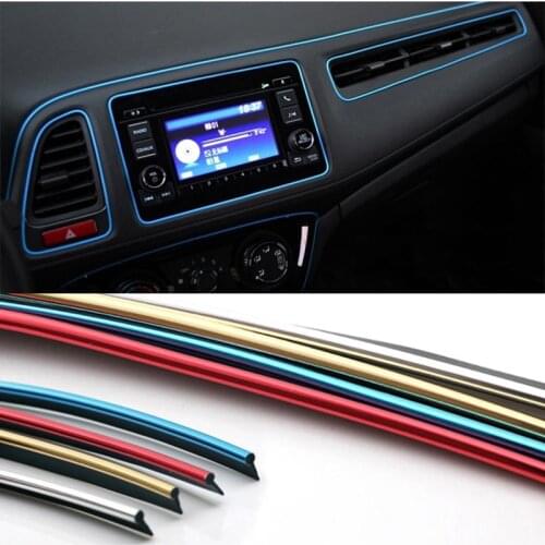 Car Door Edge Dashboard Air Vent Steering-wheel Decoration For Skoda Octavia 2 A7 A5 Rapid Superb Mazda 6 Chevrolet Cruze