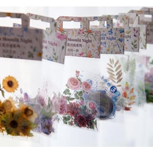 20sets/1lot Kawaii Stationery Stickers watercolor plant Diary Planner Decorative Mobile Stickers Scrapbooking DIY Craft Stickers